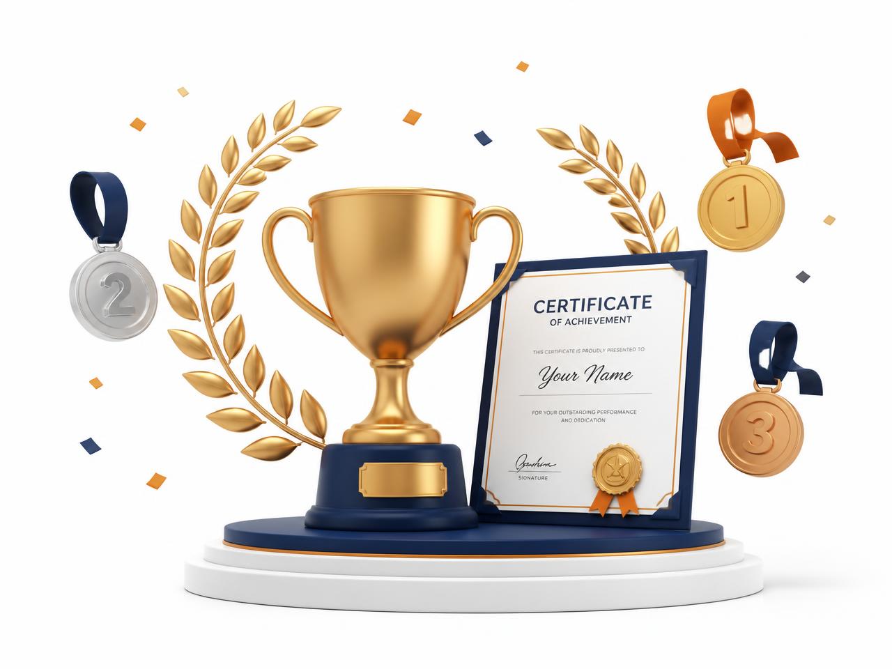 Awards and recognition illustration
